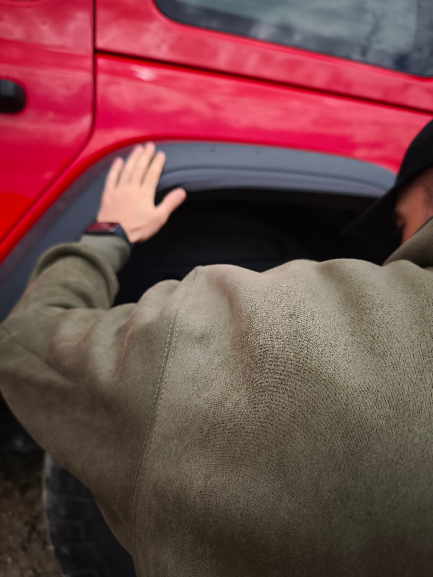 Bluza z kapturem i kieszenią - wyprawowy Jeep Gladiator JT zielony